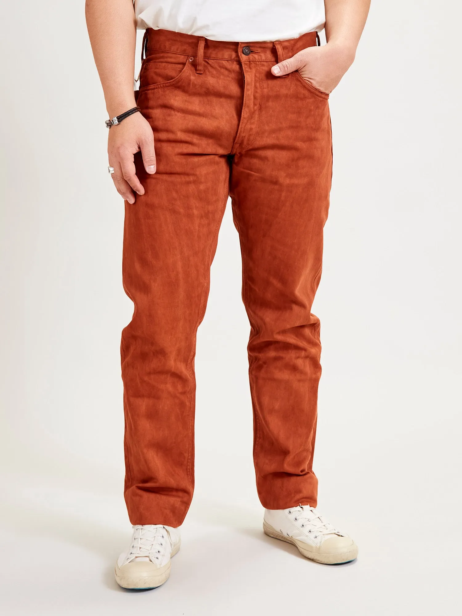 1852S "Brown" Amami Mud Dyed Easterner Jeans - Relaxed Tapered Fit