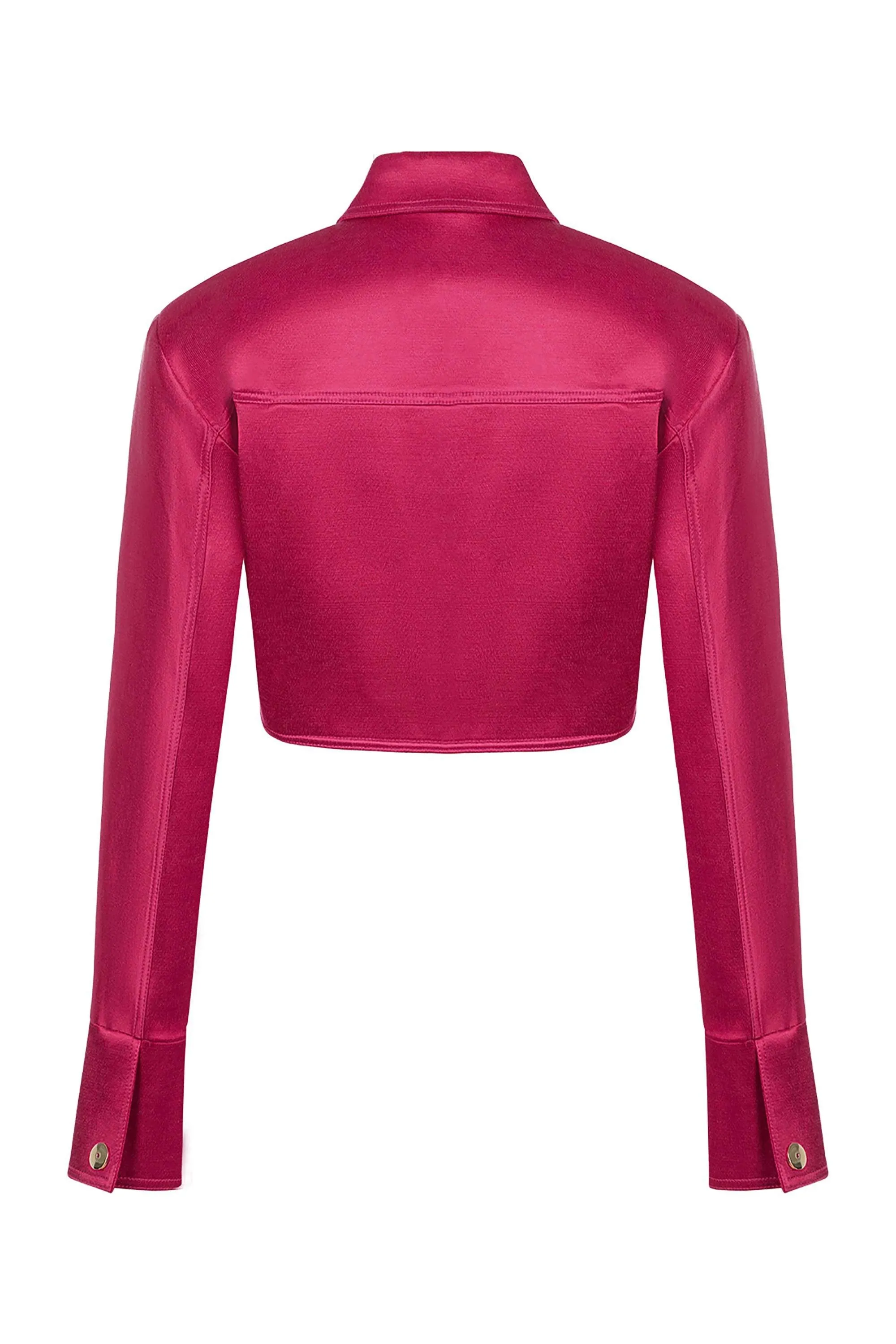 Asymmetric Pocket Crop Jacket (Final Sale)