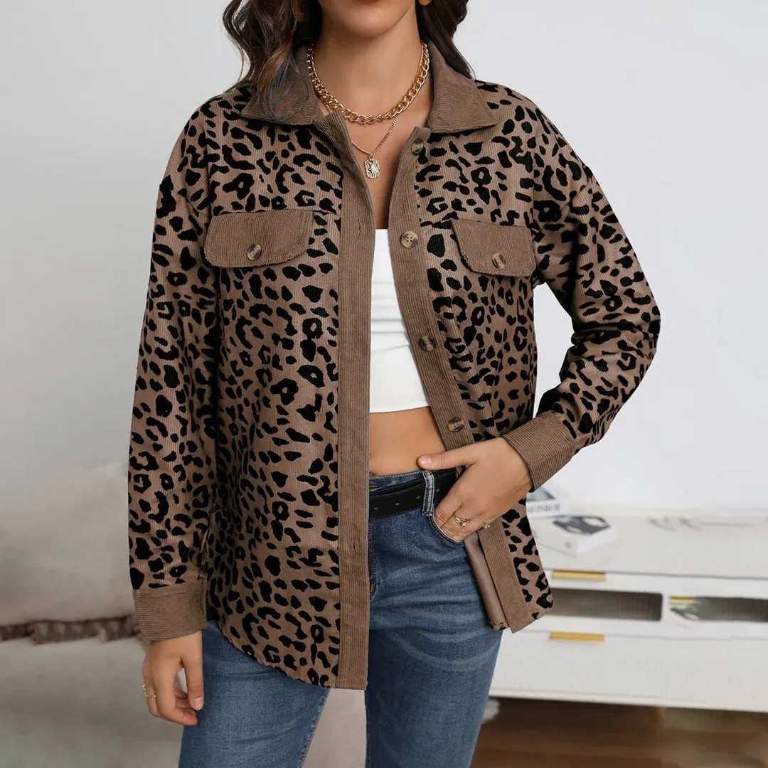 BAILEE - Stylish Leopard Print Jacket