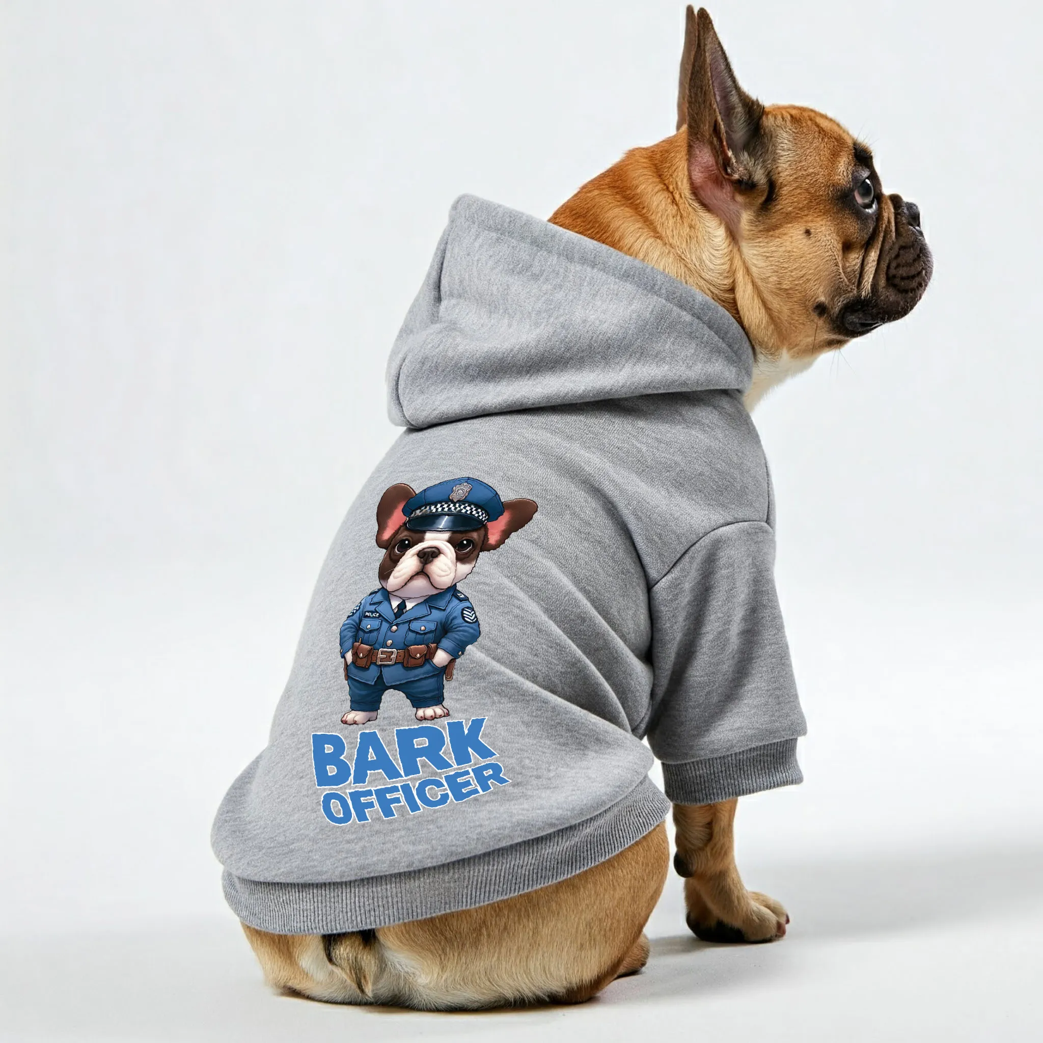 Bark Officer - Personalized French Bulldog Hoodies with Funny Quotes – Stylish, Cozy, and Premium 100% Cotton