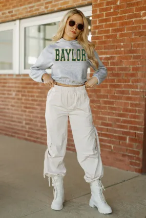 BAYLOR BEARS HEADED TO VICTORY BANDED CROPPED HOODIE BY MADI PREWETT TROUTT