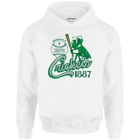 Binghamton Crickets - New York - Vintage Defunct Baseball Teams - Unisex Hoodie