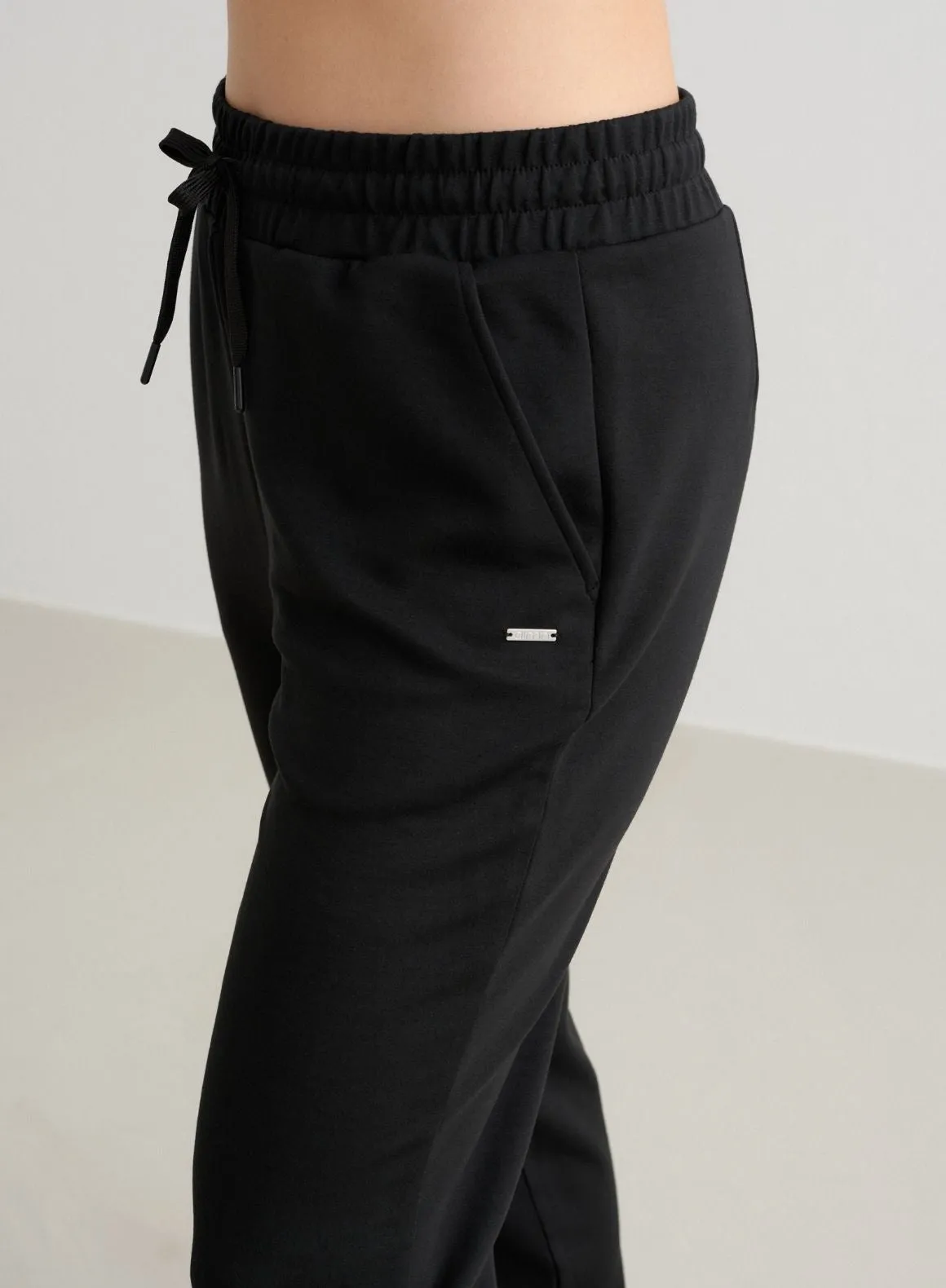 Black Comfy Modal Pants