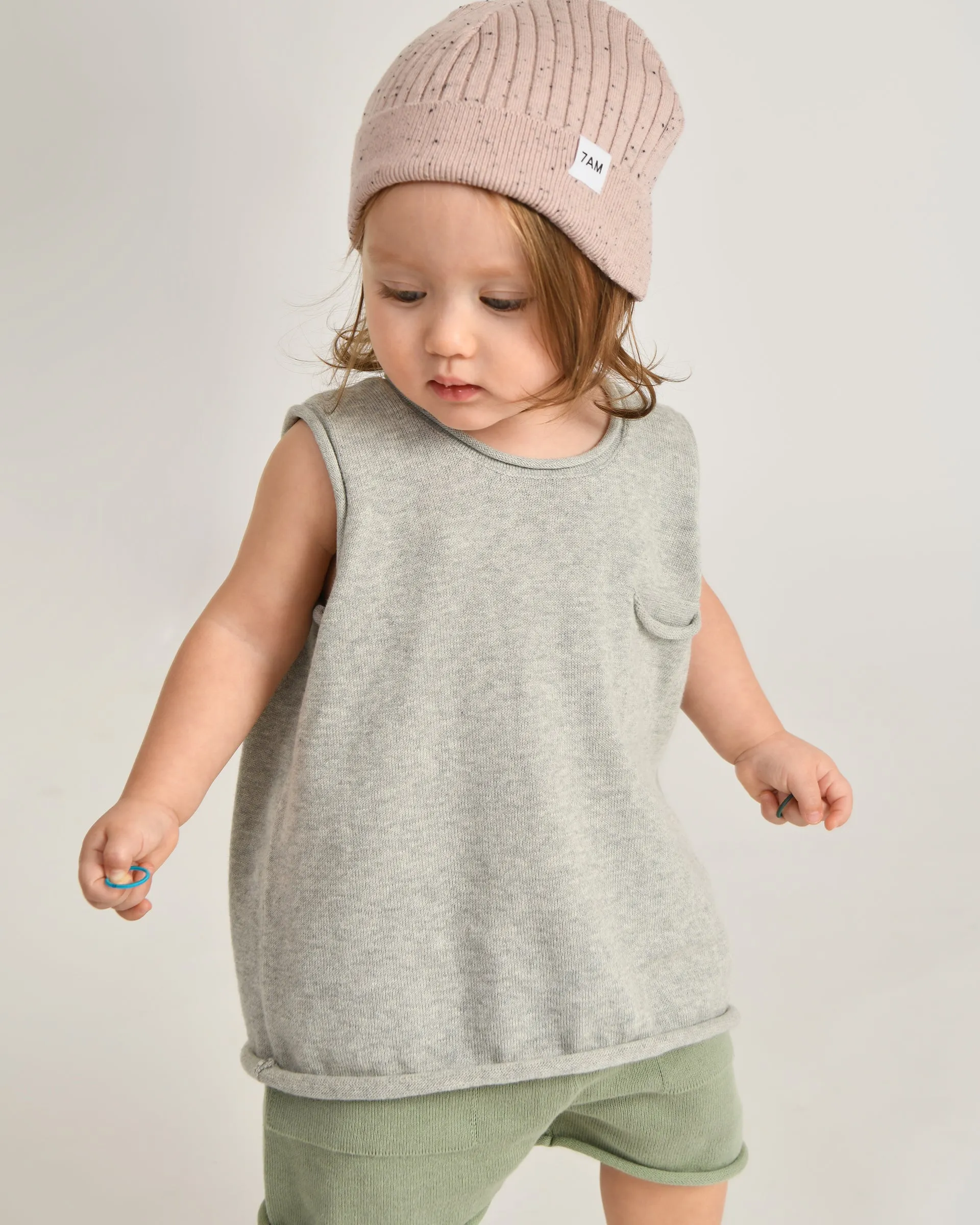 Boxy Cotton Tank Top