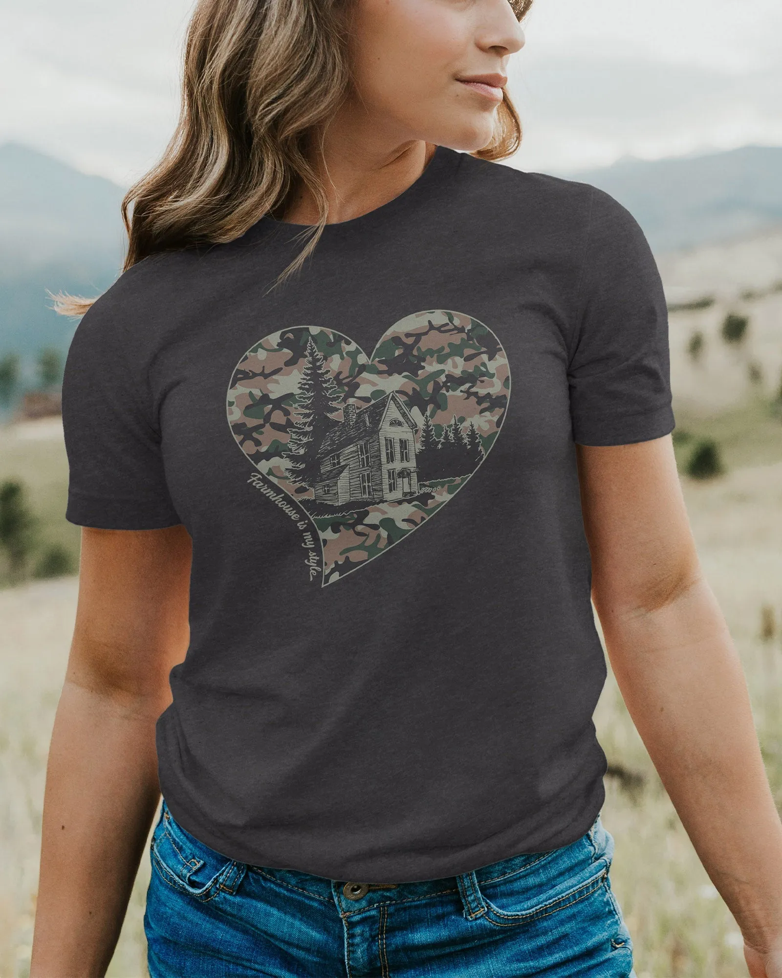 Camo Chic Farmhouse Tee T-Shirt