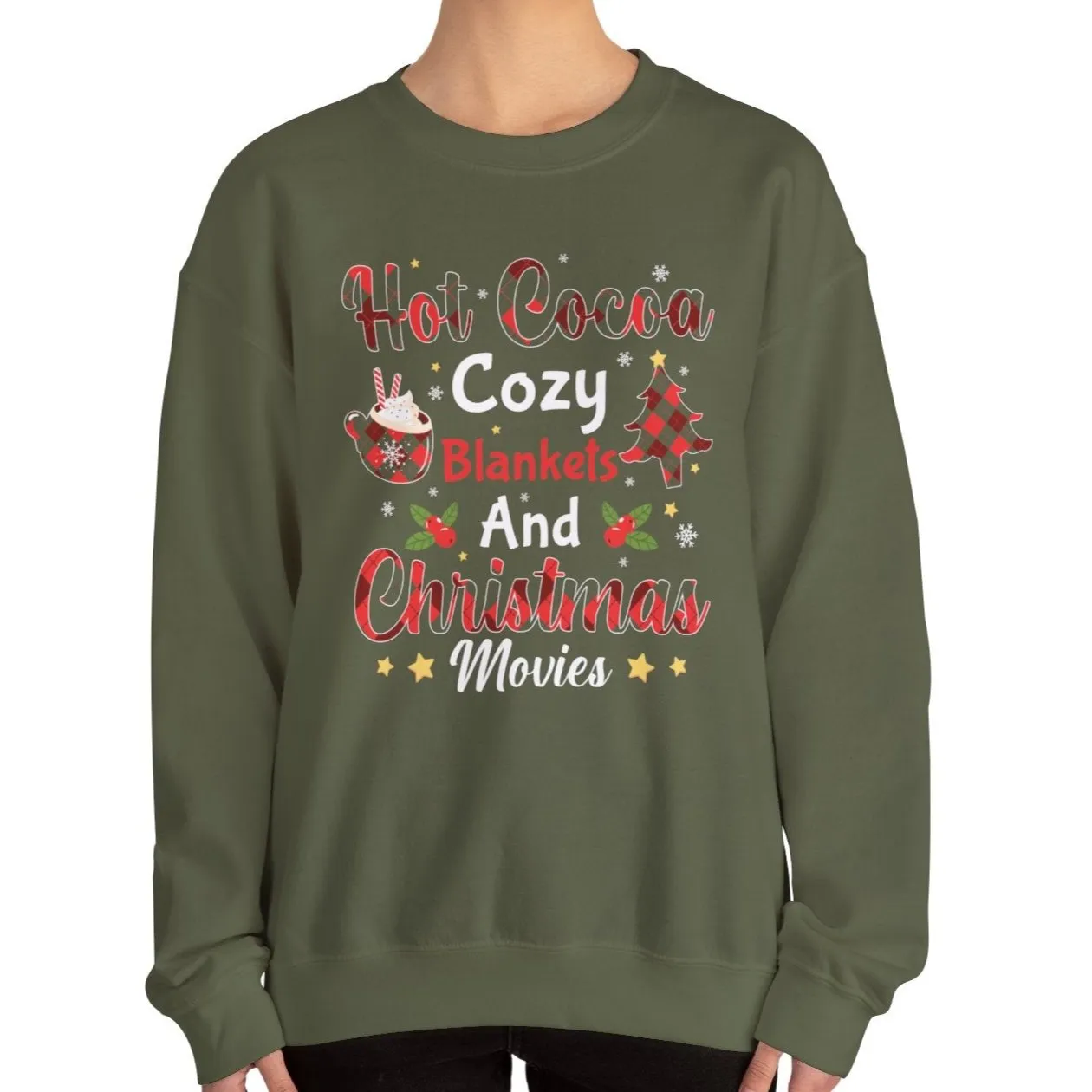 Cozy Blankets & Christmas Movies Sweatshirt