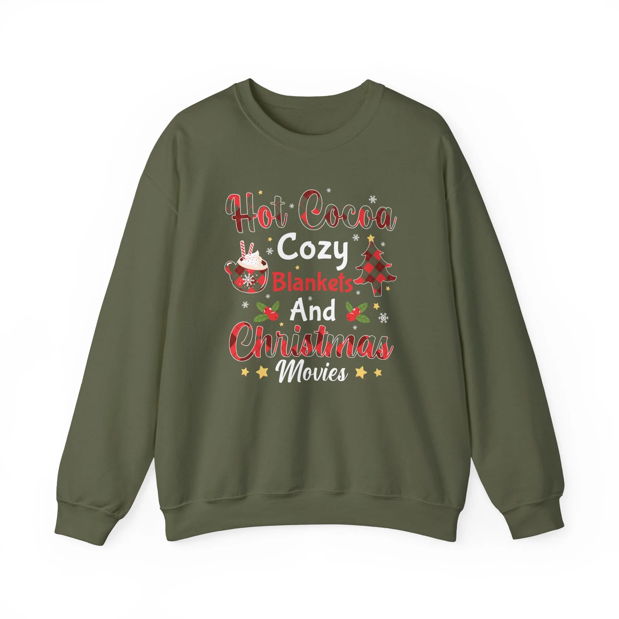 Cozy Blankets & Christmas Movies Sweatshirt