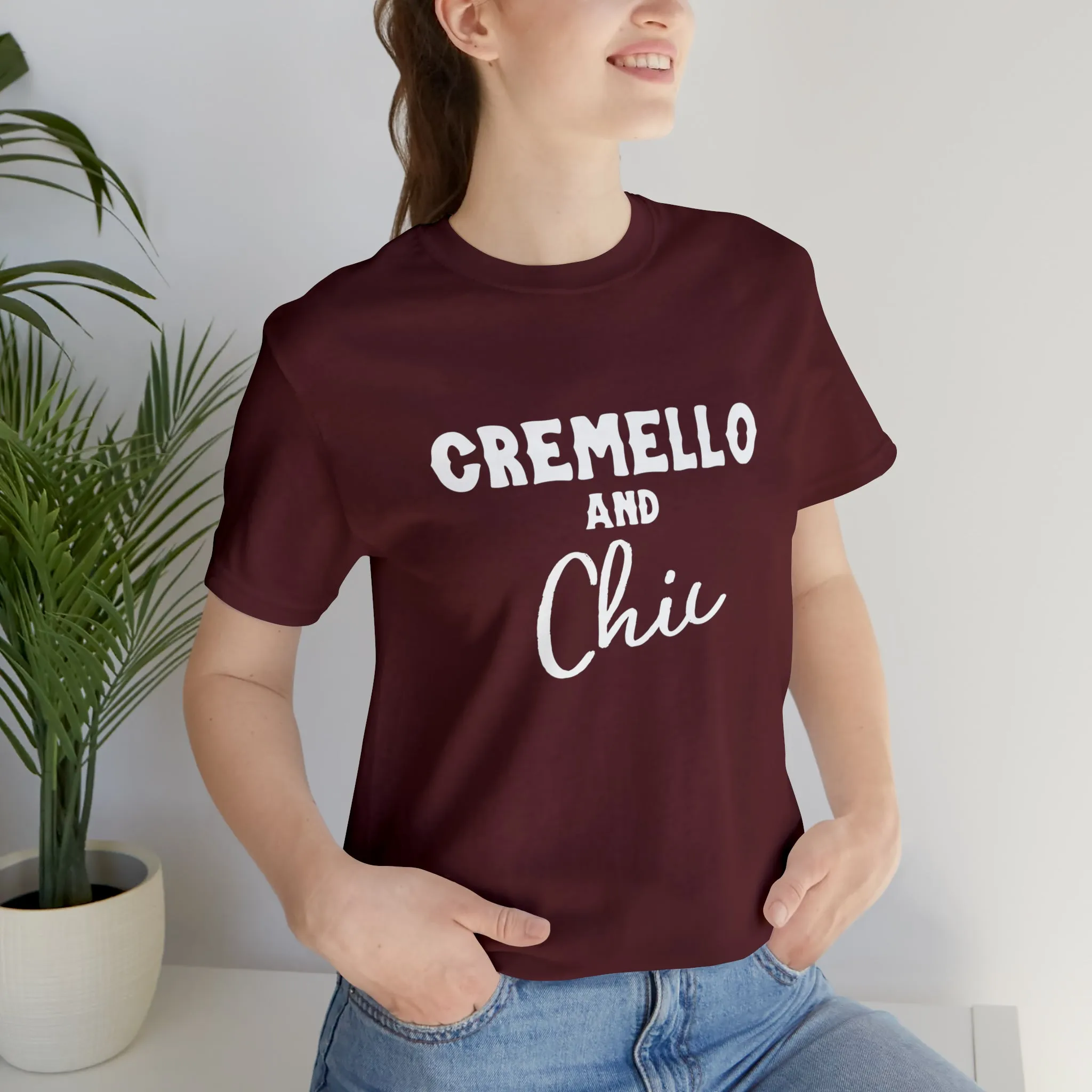 Cremello & Chic Short Sleeve Tee