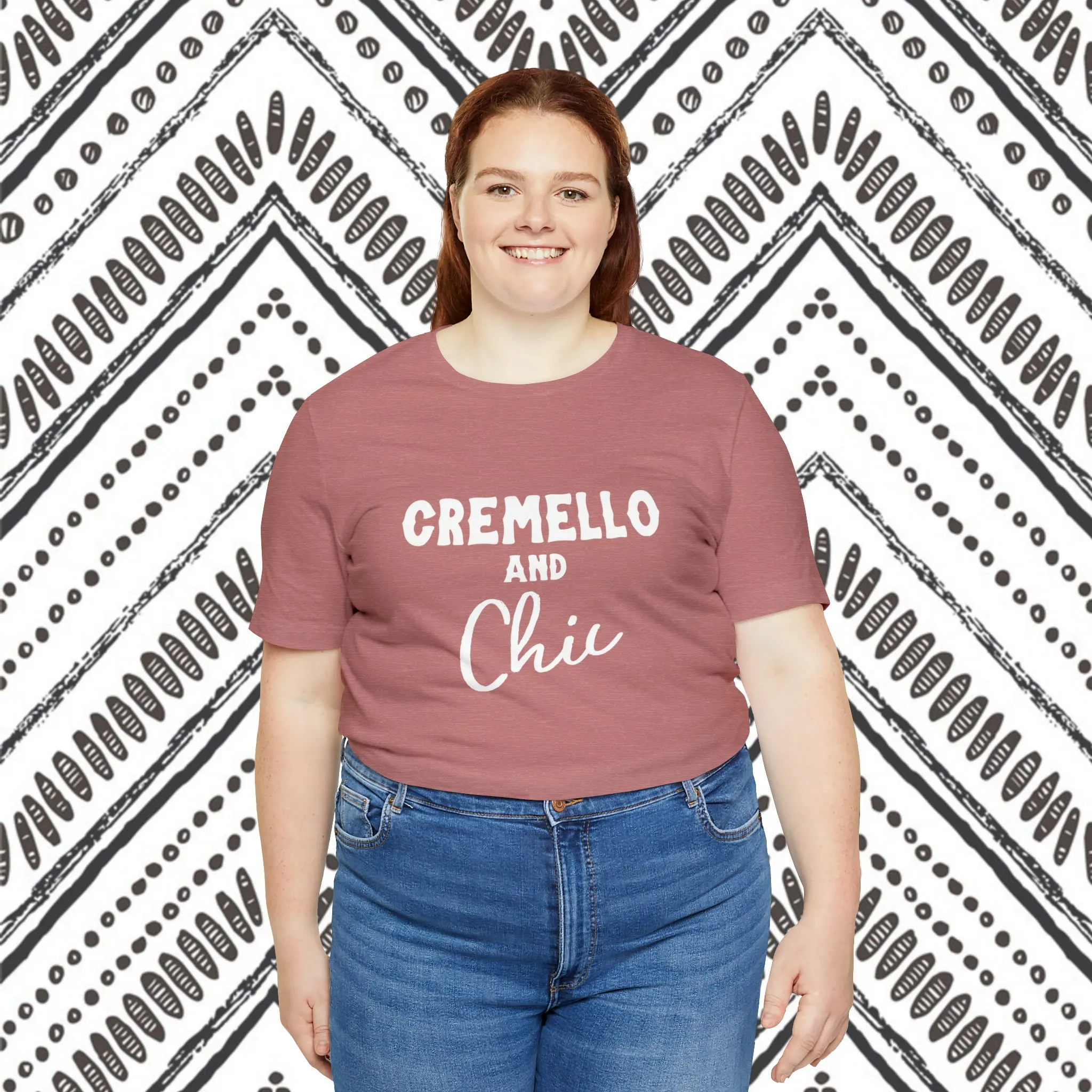 Cremello & Chic Short Sleeve Tee