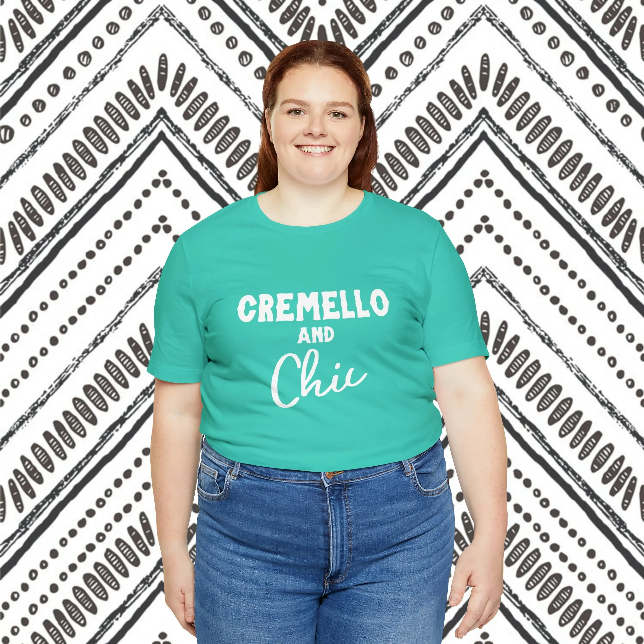 Cremello & Chic Short Sleeve Tee