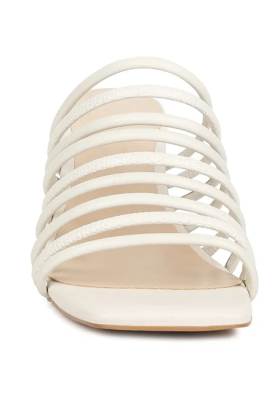 Delta Strappy Slip On Sandals