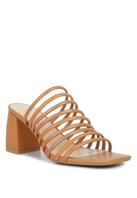 Delta Strappy Slip On Sandals