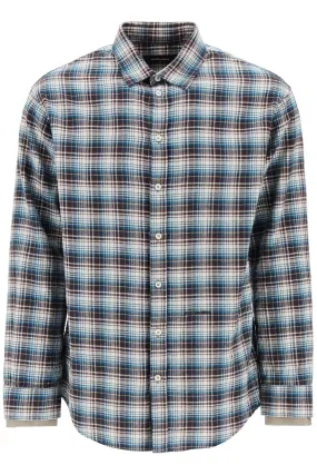 Dsquared2 Check Shirt With Layered Sleeves