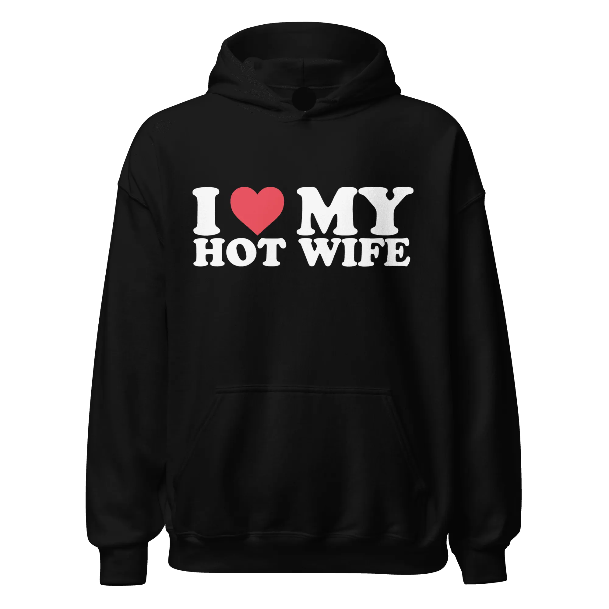 I Love My Hot Wife/Hot Husband Relationship Hoodie Set Blended Cotton Ultra Soft Pullover