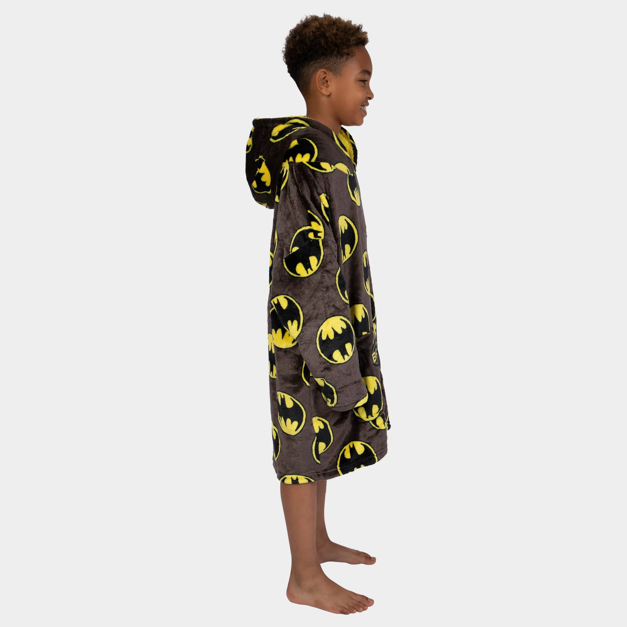 Kids Batman Fleece Hoodie Blanket - One Size