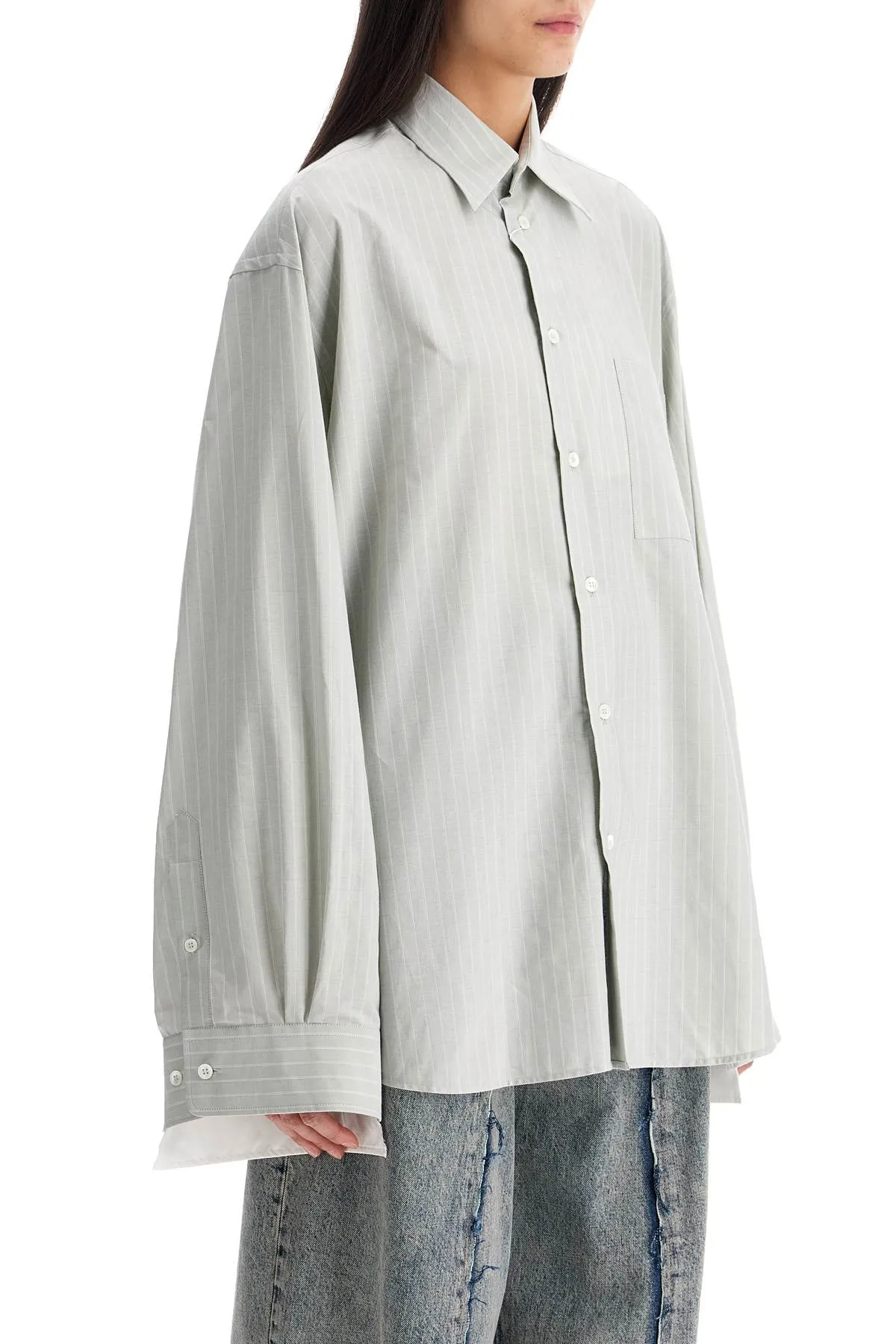 Layered Effect Oversized Blouse