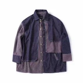 Layered Sashiko Overshirt