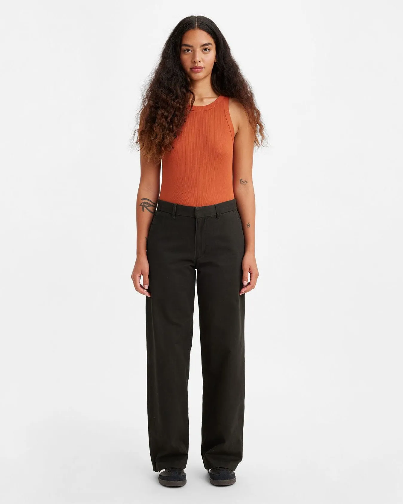 Levi's® Womens Baggy Trouser - Meteorite Twill