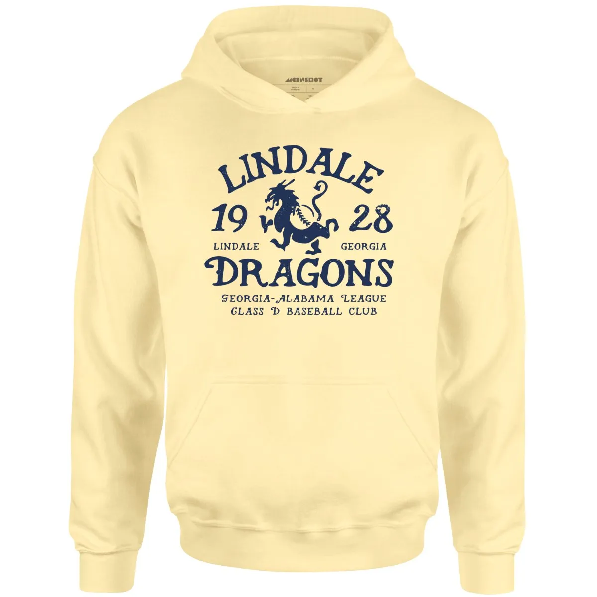 Lindale Dragons - Georgia - Vintage Defunct Baseball Teams - Unisex Hoodie