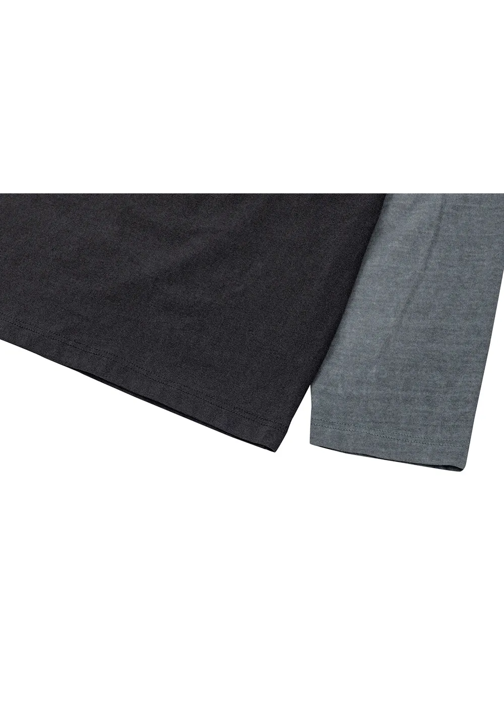 Lotta soul graphic layered T-shirts charcoal