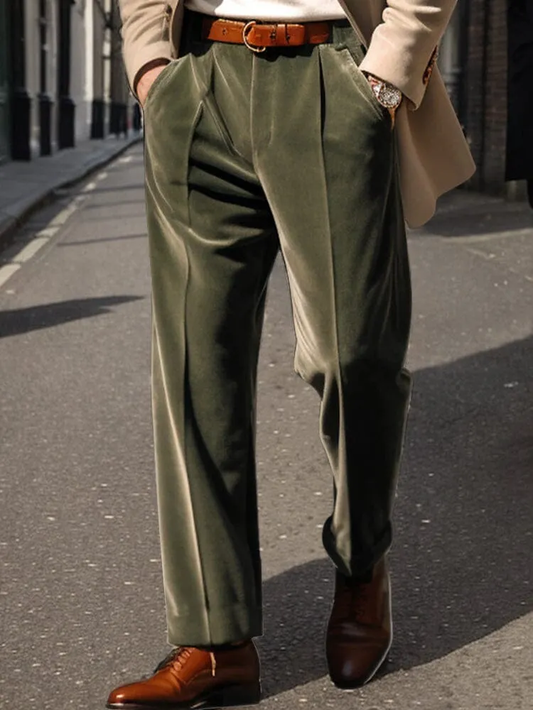 Luxe Comfy Velvet Suit Pants