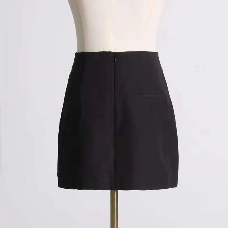 Luxury Chic Mini Skirt and Blazer Set