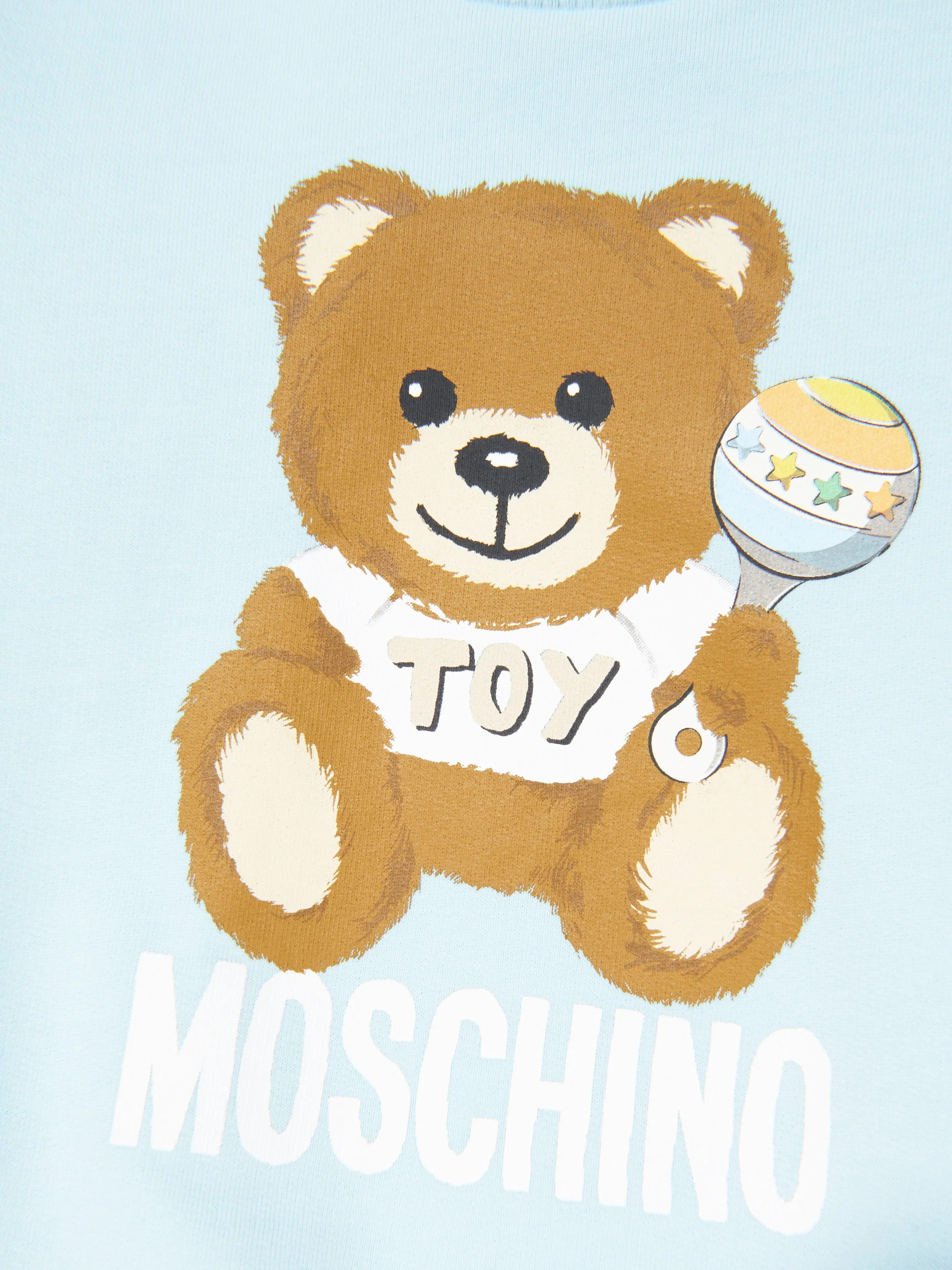 Moschino Baby Teddy Logo Sweatshirt in Blue