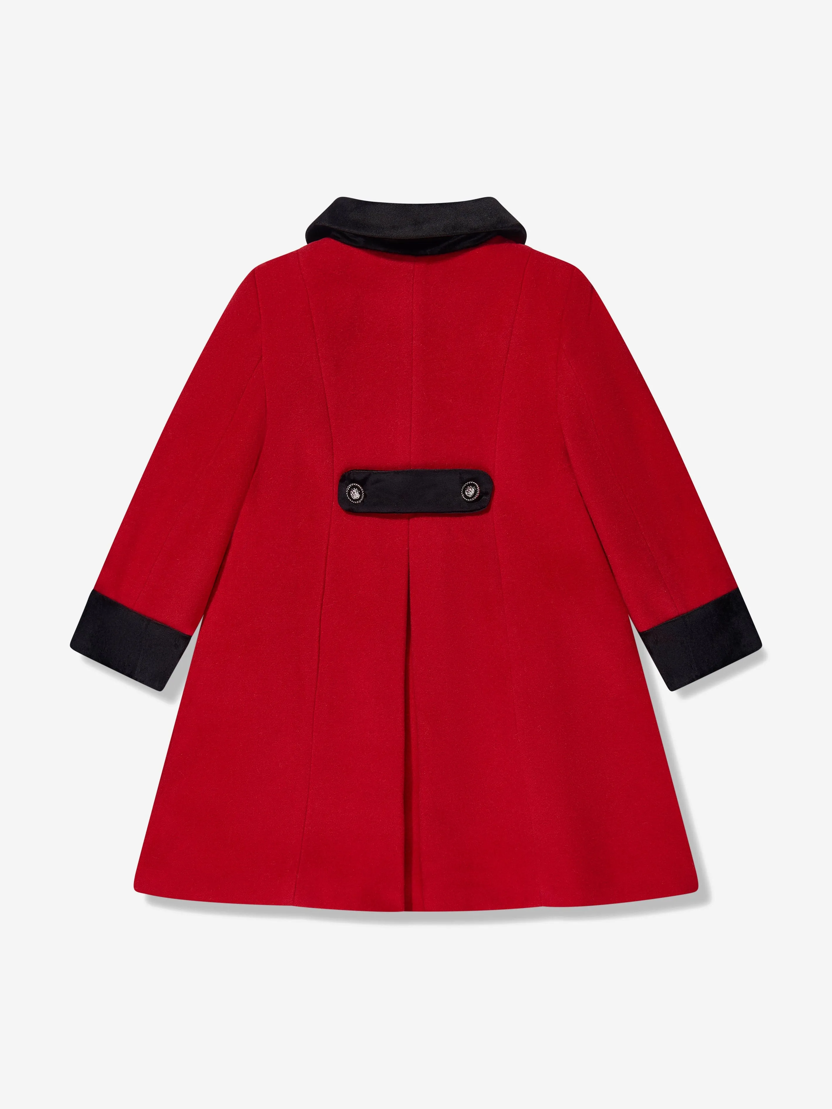 Patachou Girls Classic Coat in Red