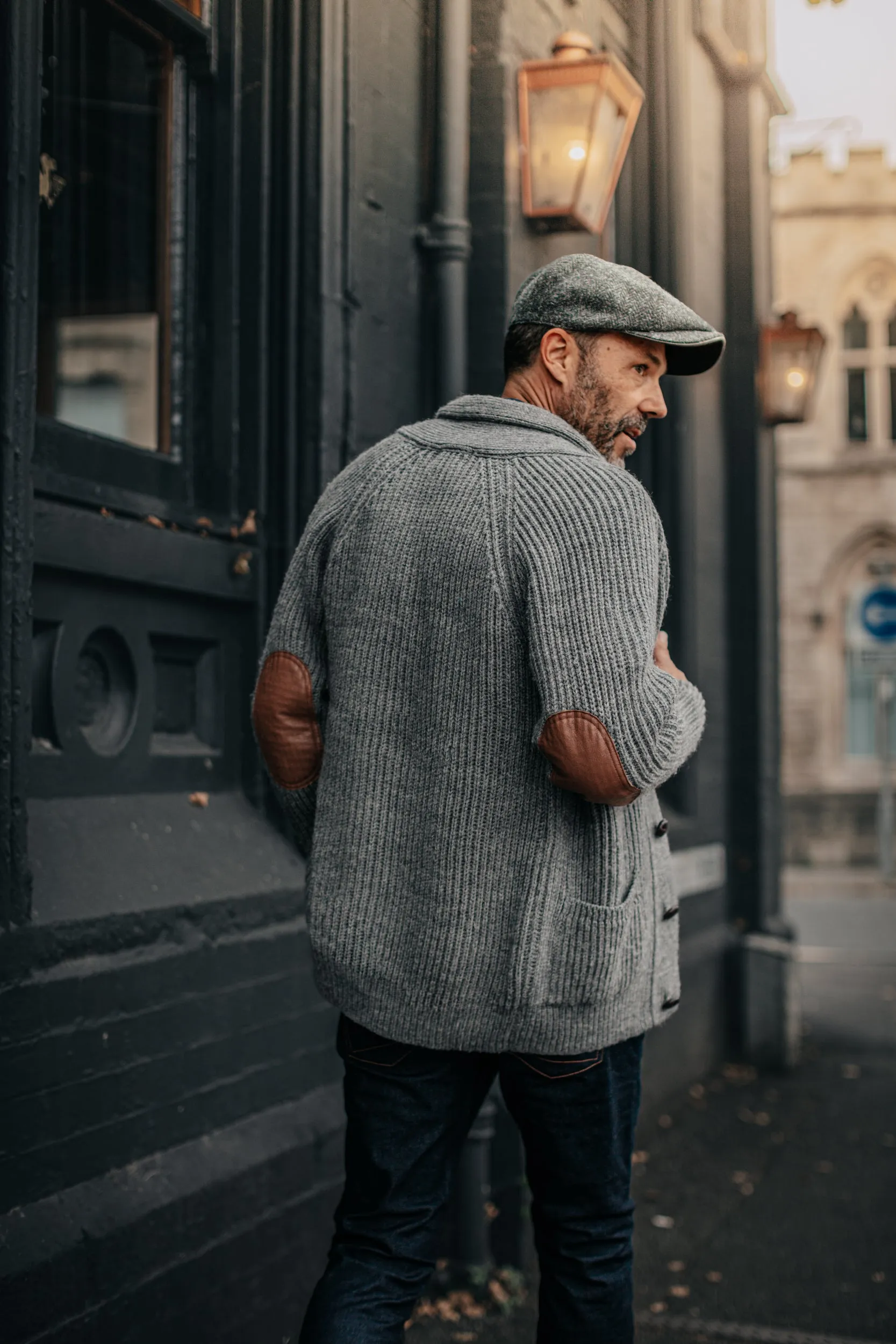 Pioneer British Wool Cardigan Grey