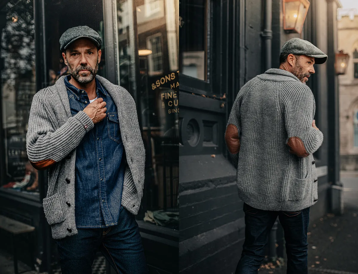 Pioneer British Wool Cardigan Grey