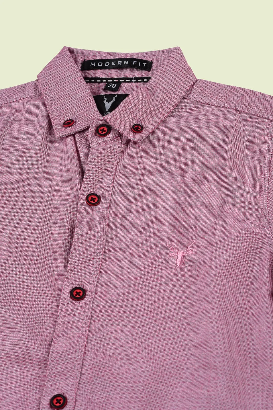 Plain Pink Color Shirt  for Boys