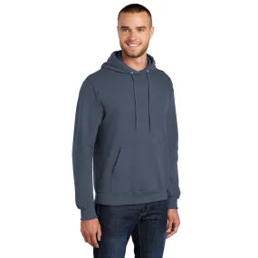 Port & Company® Core Fleece Pullover Hooded Sweatshirt - Steel Blue