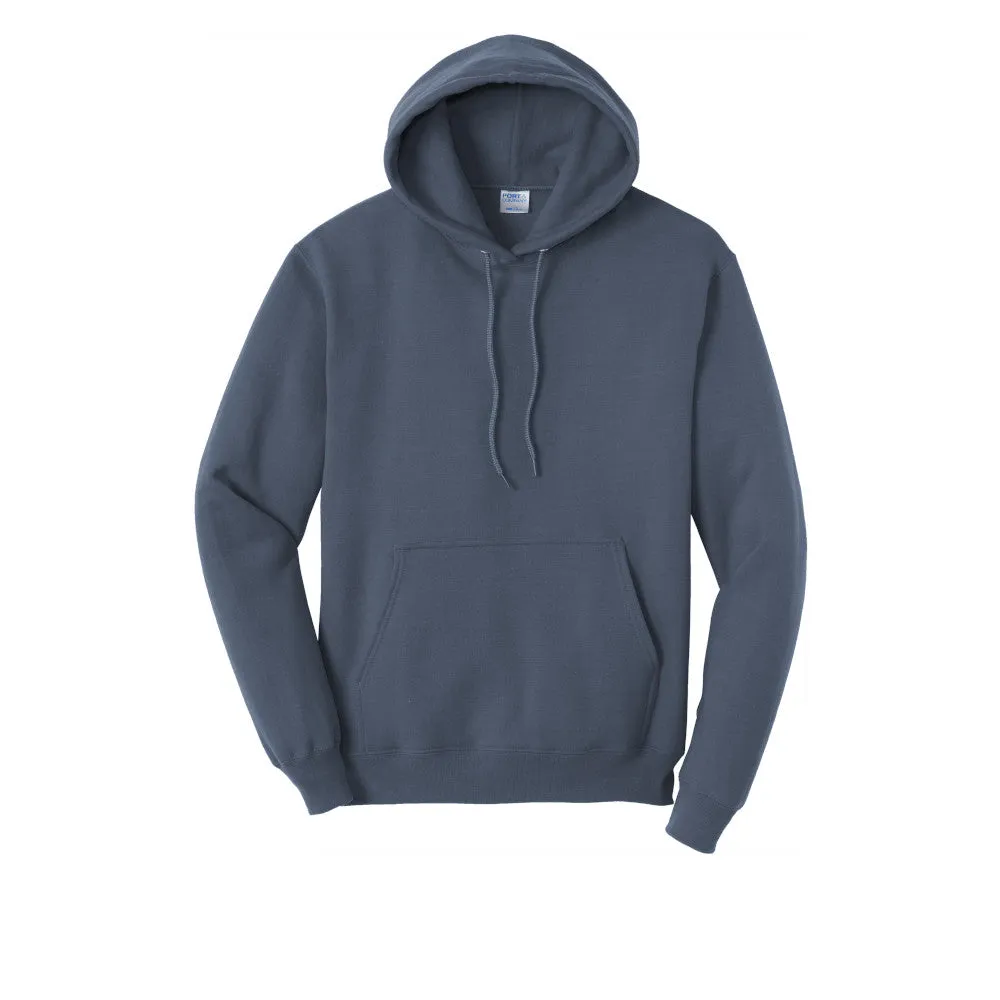 Port & Company® Core Fleece Pullover Hooded Sweatshirt - Steel Blue