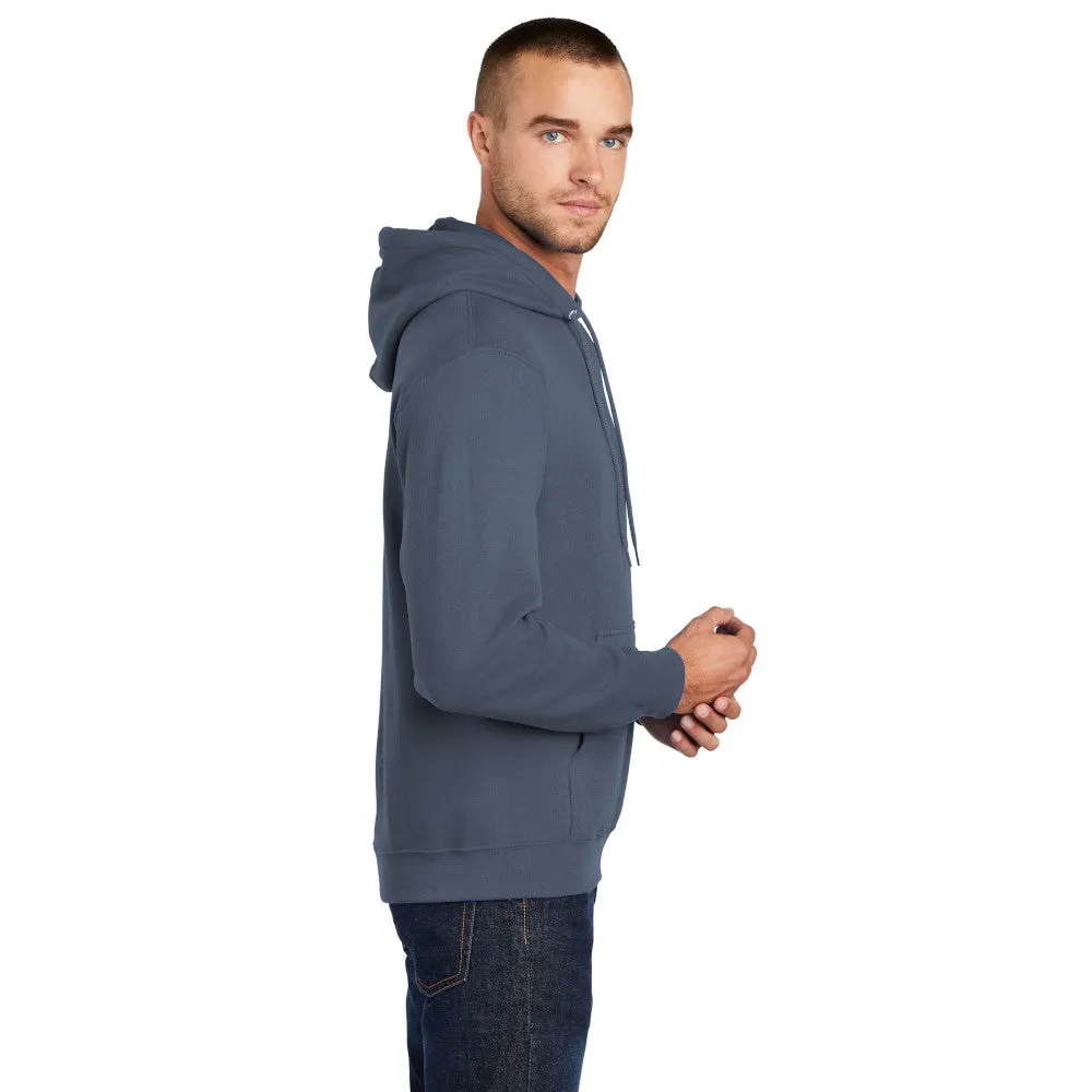 Port & Company® Core Fleece Pullover Hooded Sweatshirt - Steel Blue