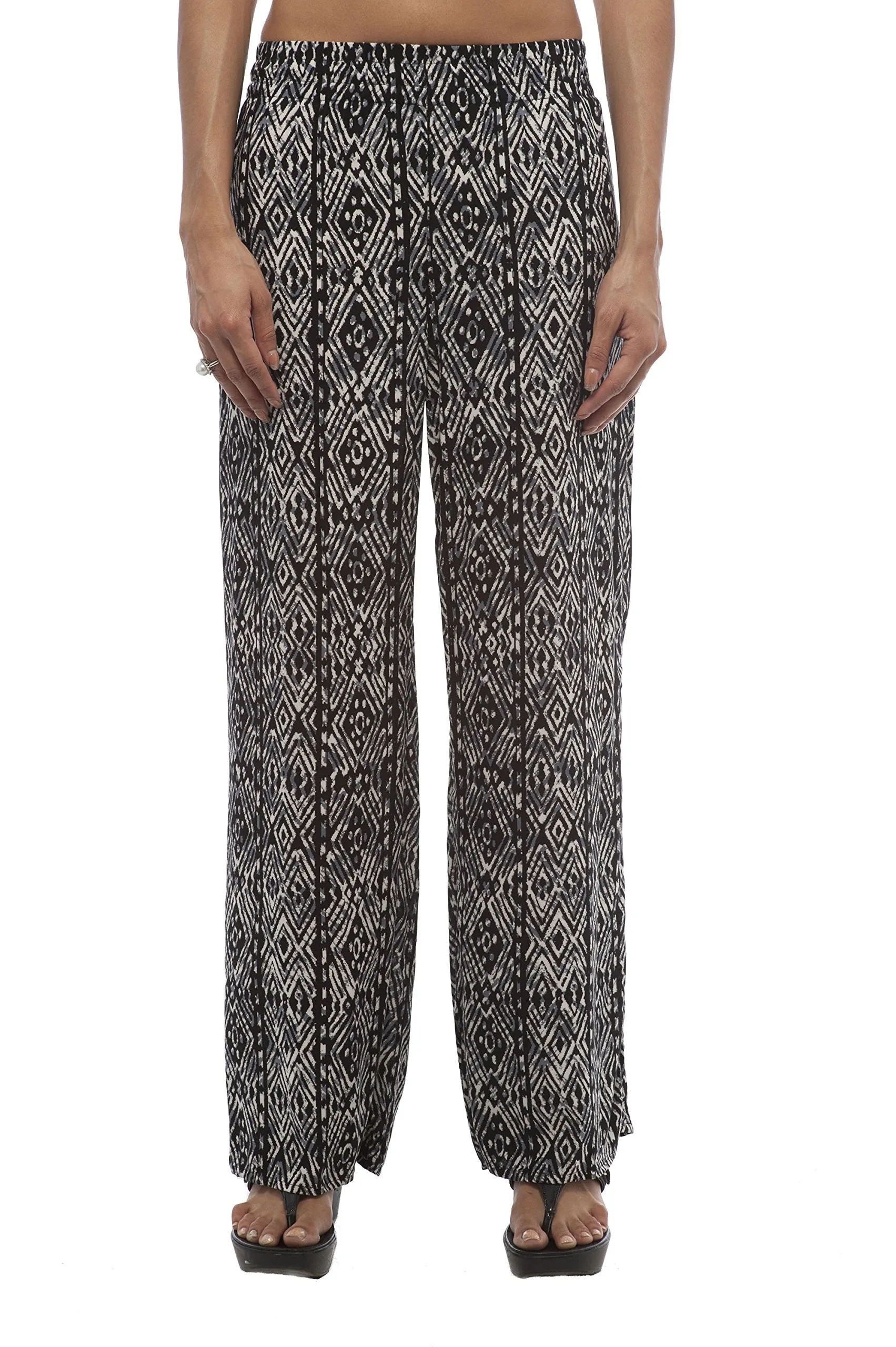 Printed Palazzo Wide Leg Pants