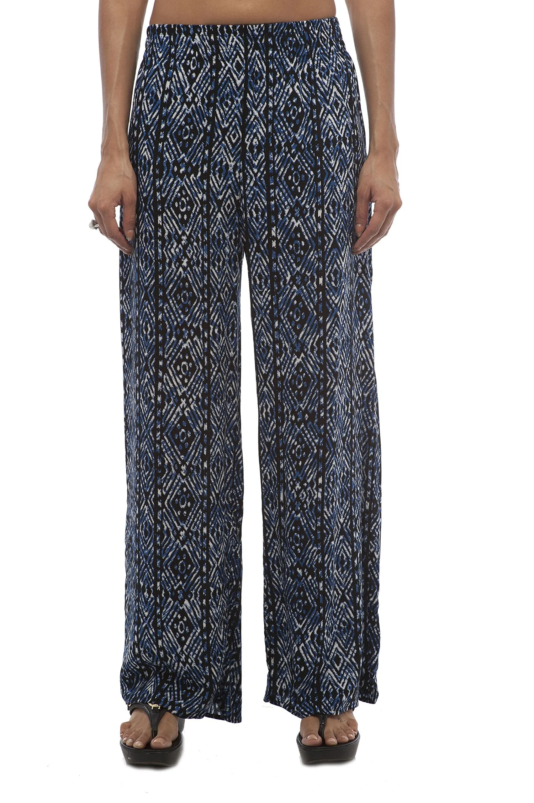 Printed Palazzo Wide Leg Pants