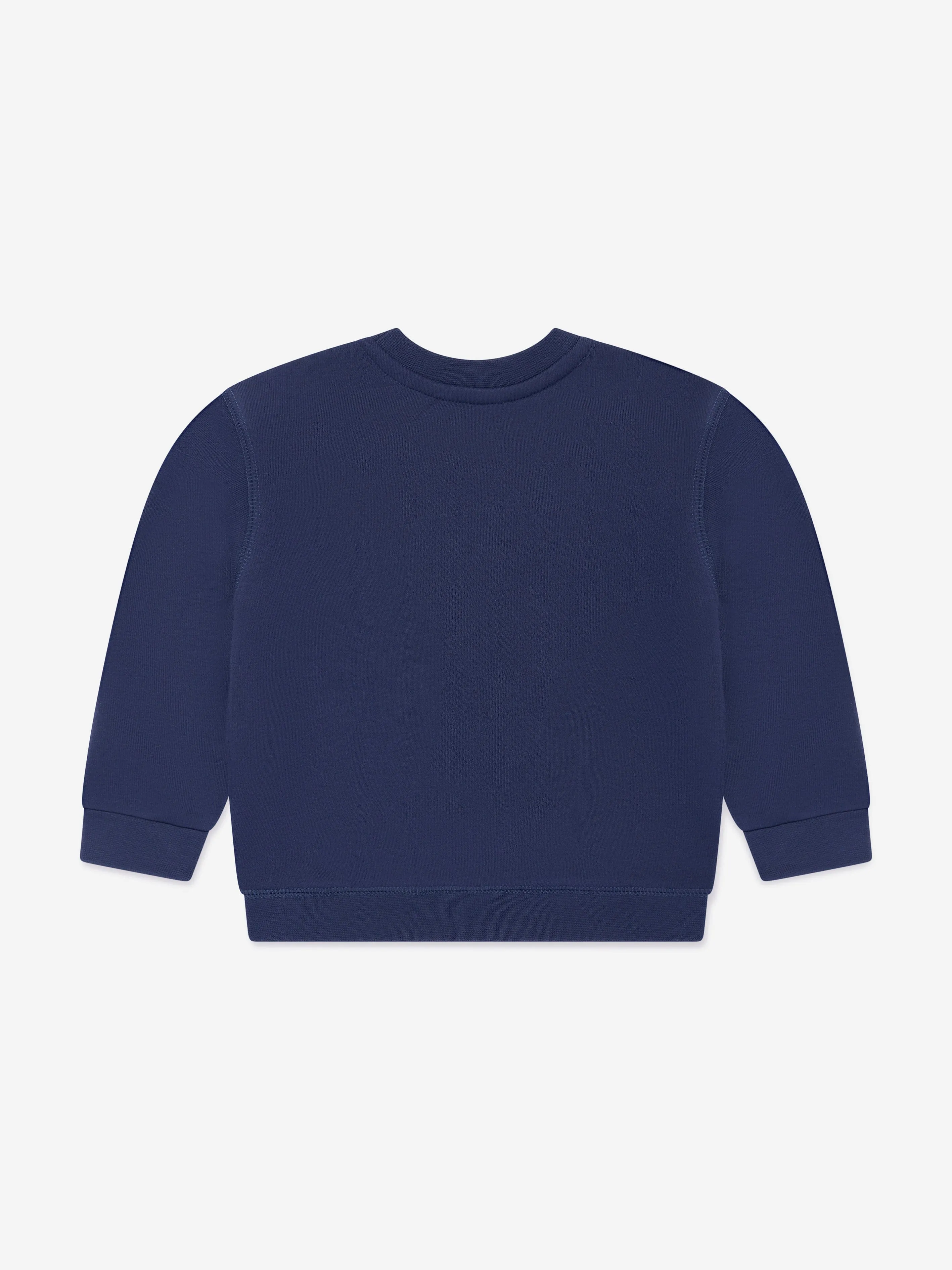 Ralph Lauren Baby Boys Bear Sweatshirt in Navy