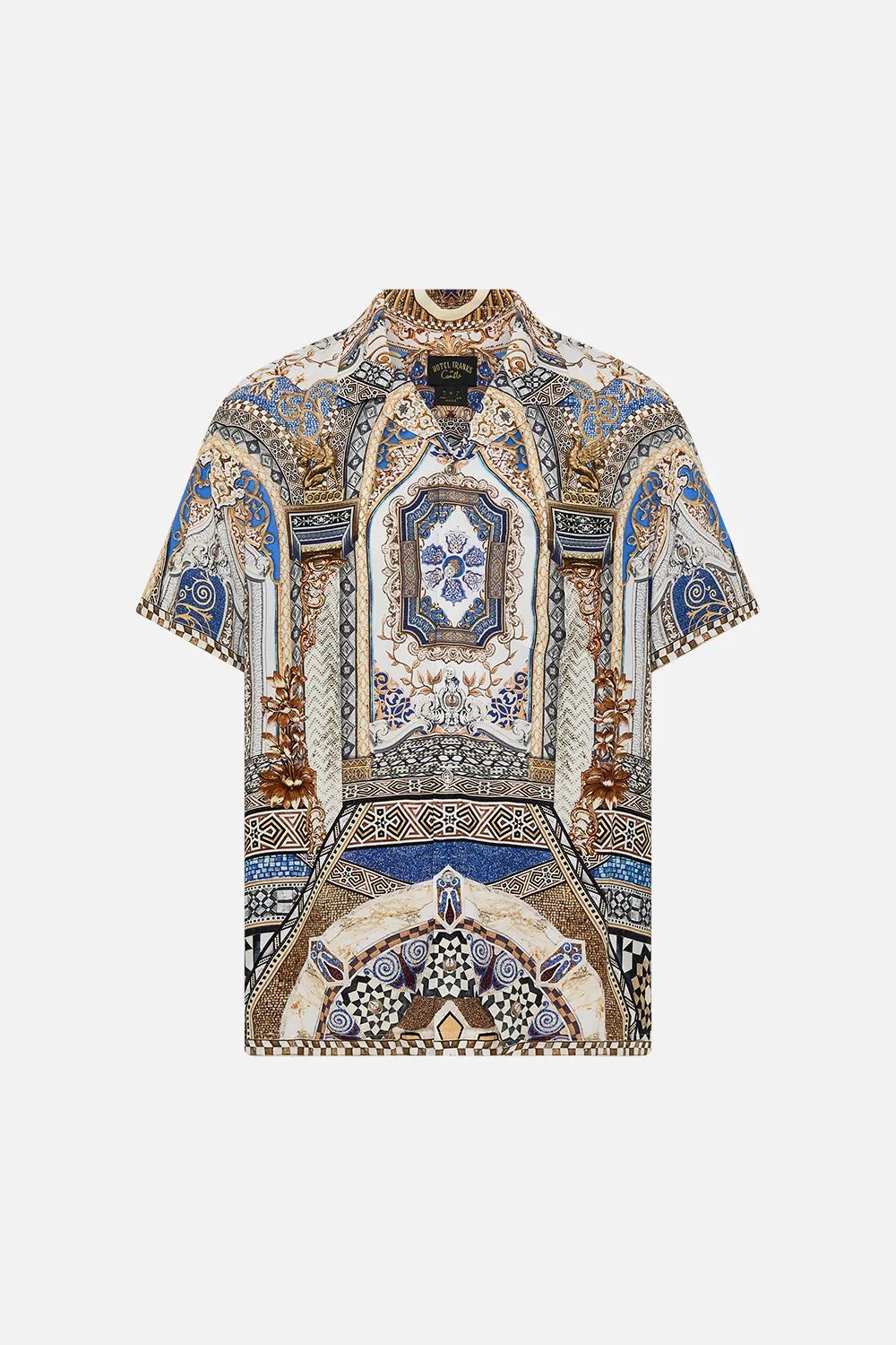 SHORT SLEEVE CAMP COLLARED SHIRT MAKE ME YOUR MOSAIC