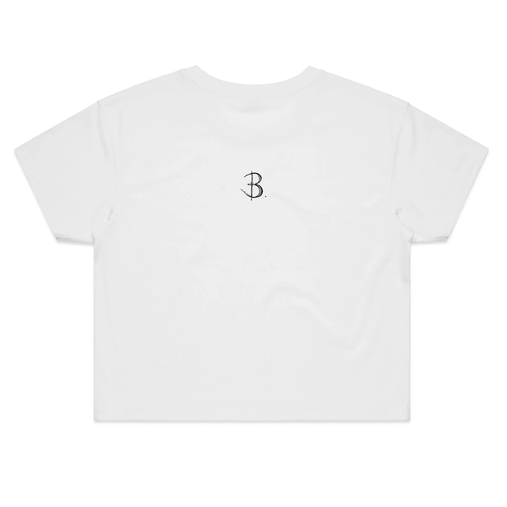 SWATCH CROP TOP TEE SILVER Print Premium Cotton - B. Streetwear