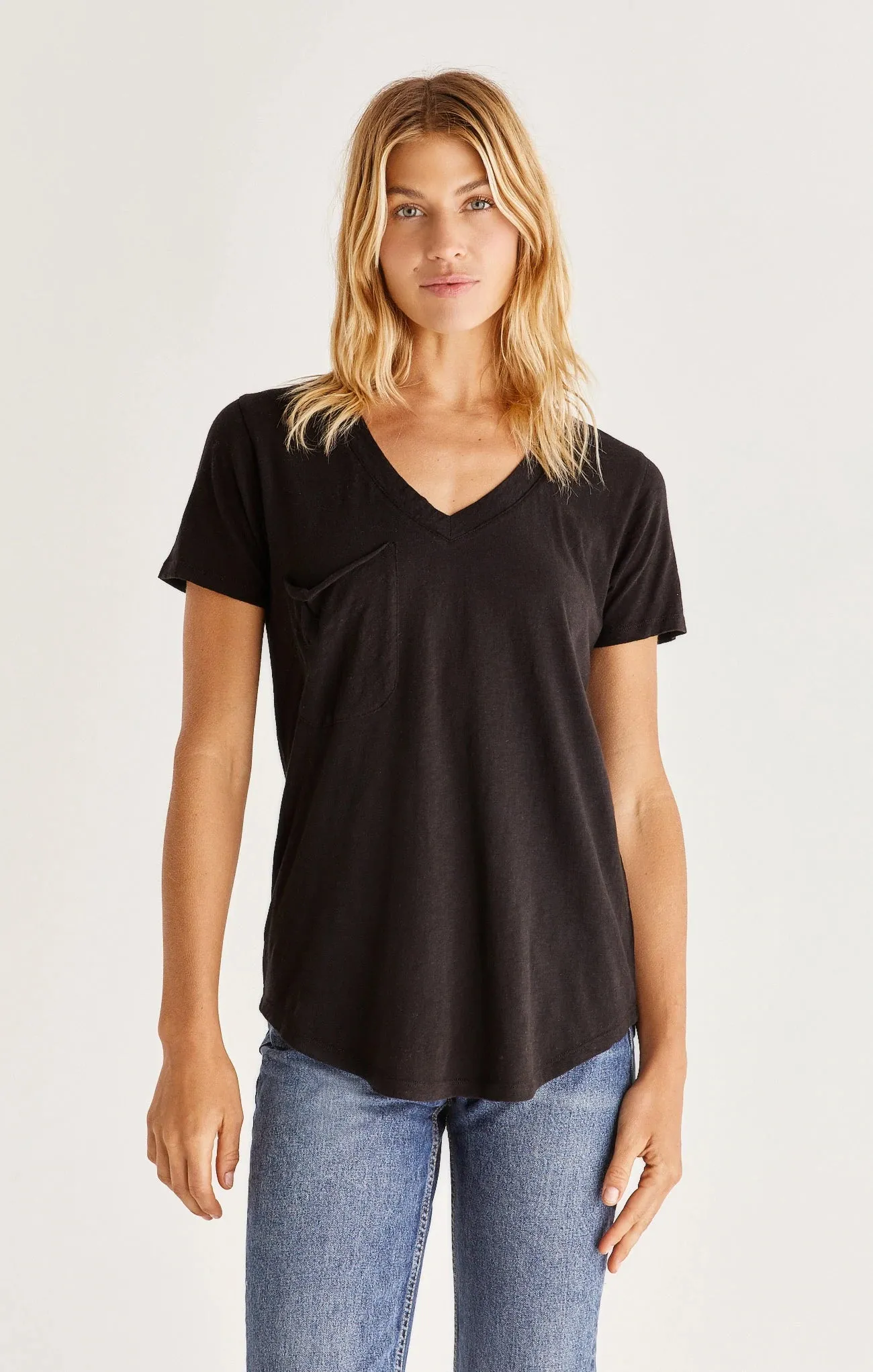 THE COTTON SLUB POCKET TEE