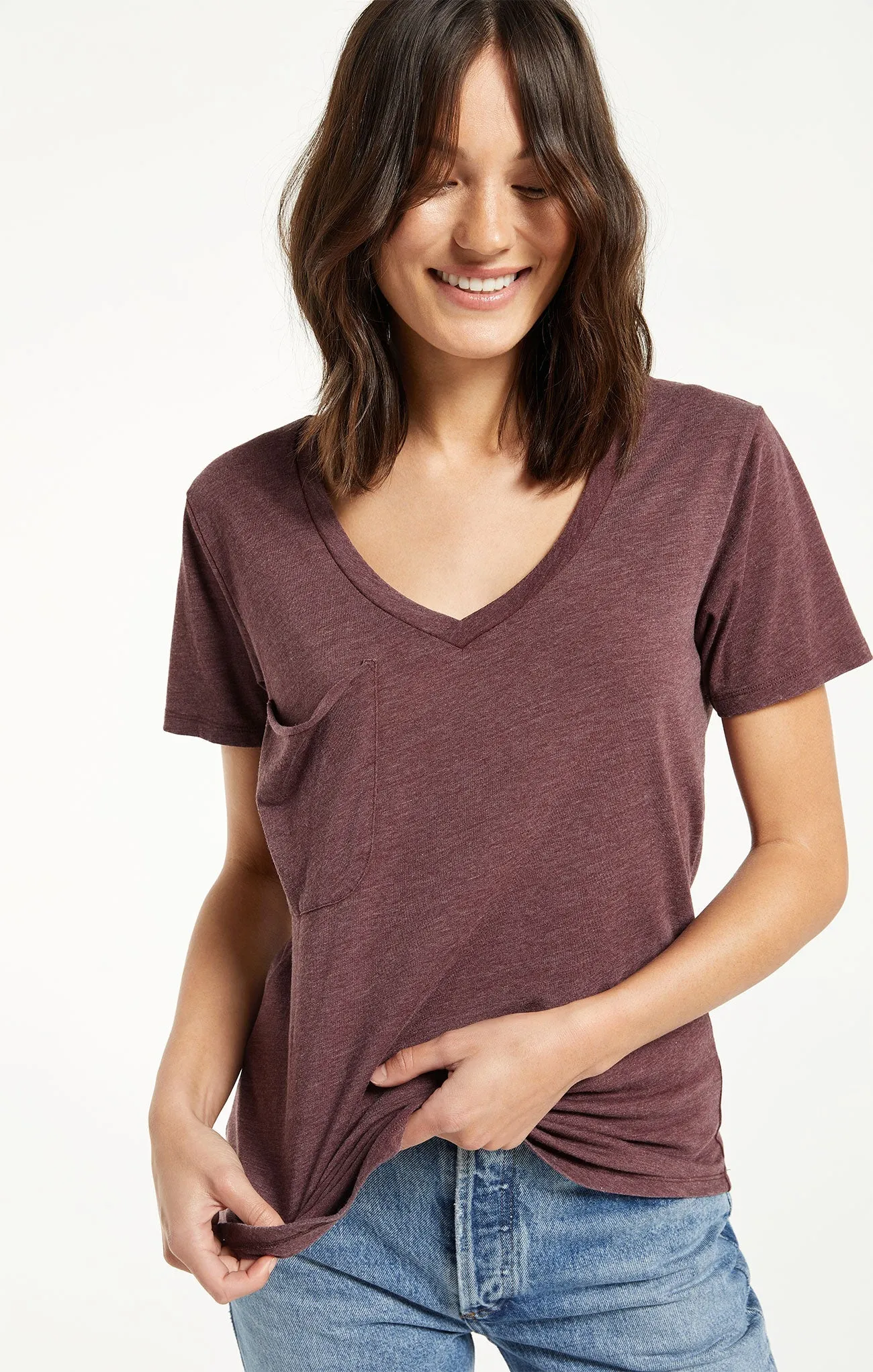 THE COTTON SLUB POCKET TEE