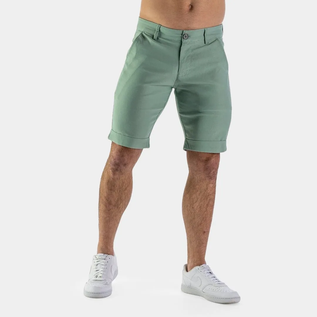 Ultra-Stretch 9” Chino Shorts - Green