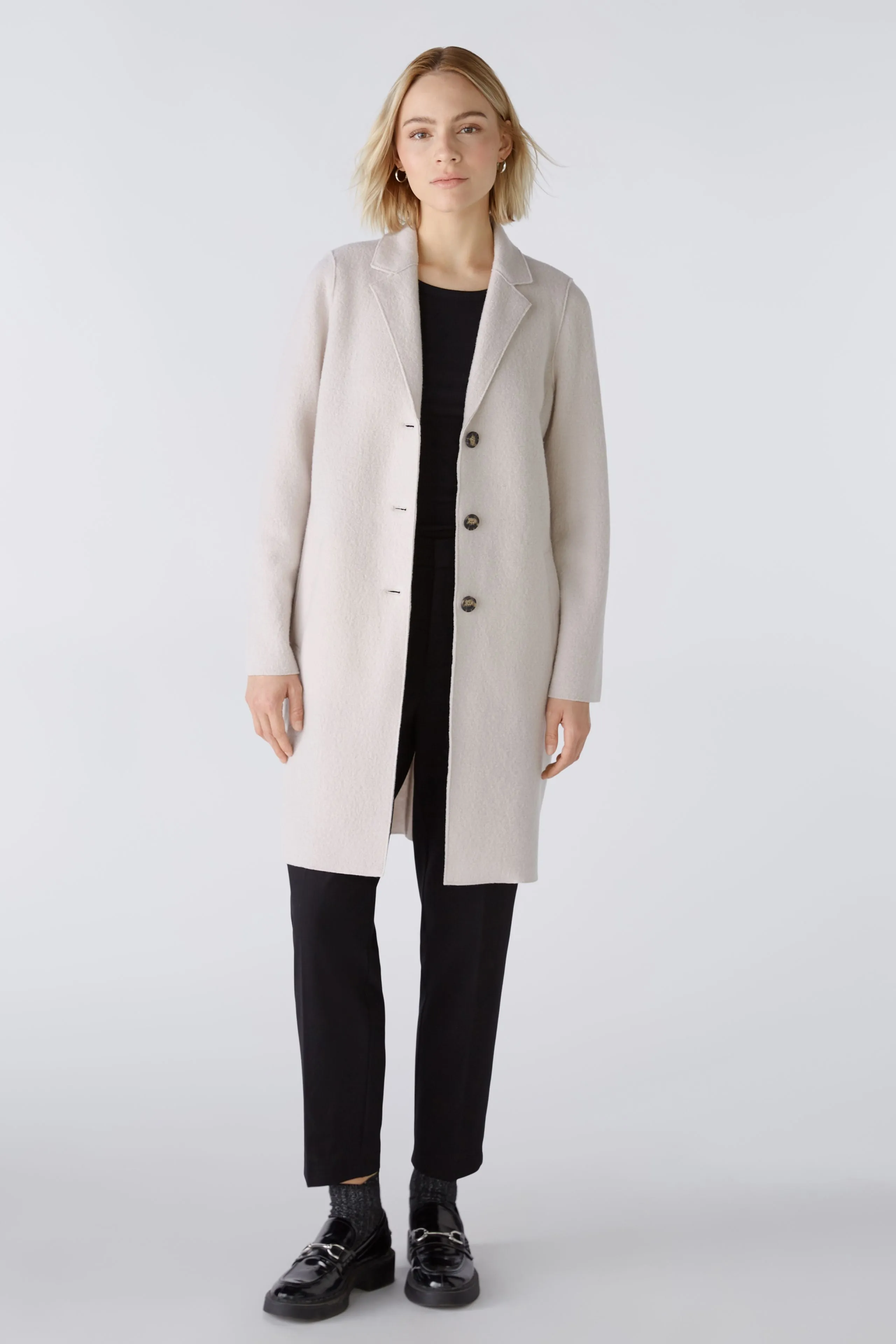 Wool Coat - Stone