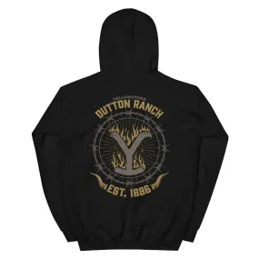 Yellowstone Flaming Logo Hoodie